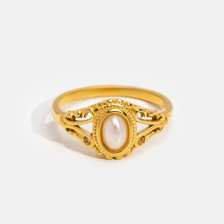 Royal - Bague vintage en perles